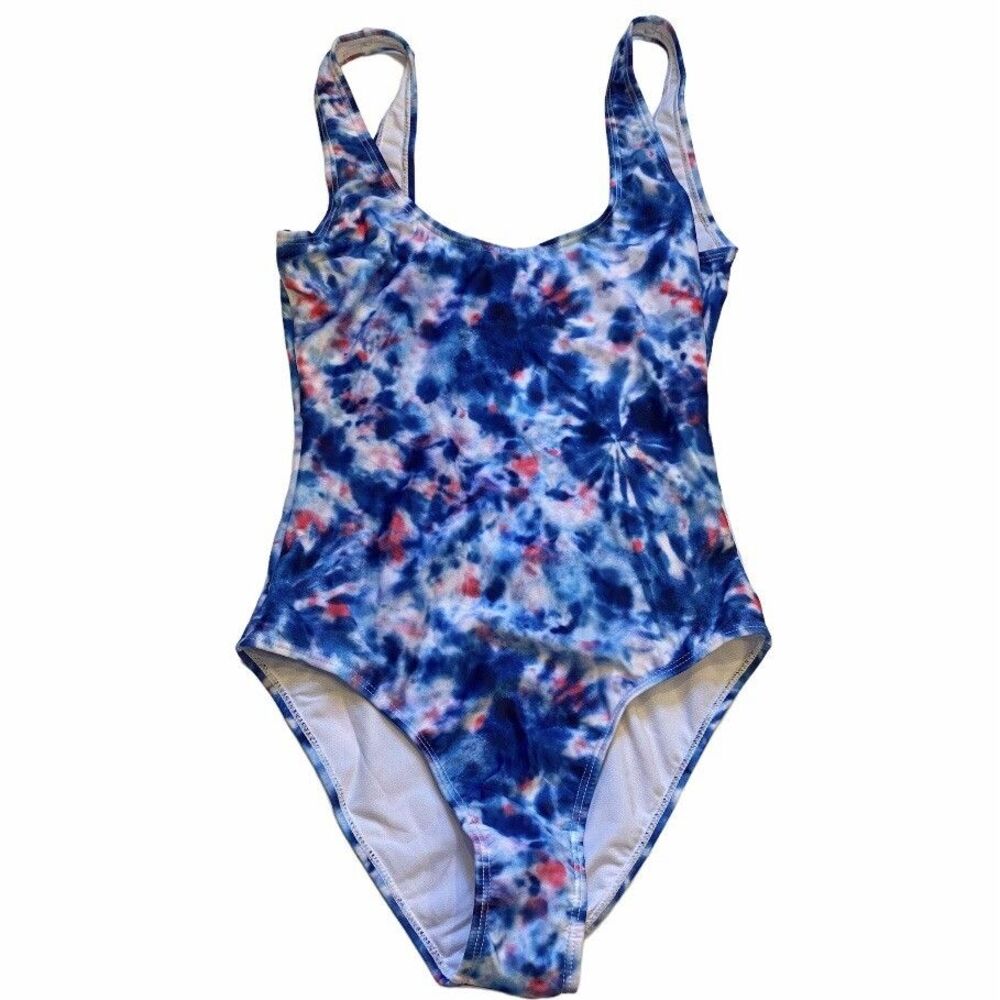 ONIA Swim Women's Kelly Fireworks Tie Dye One Piece Swimsuit NWT